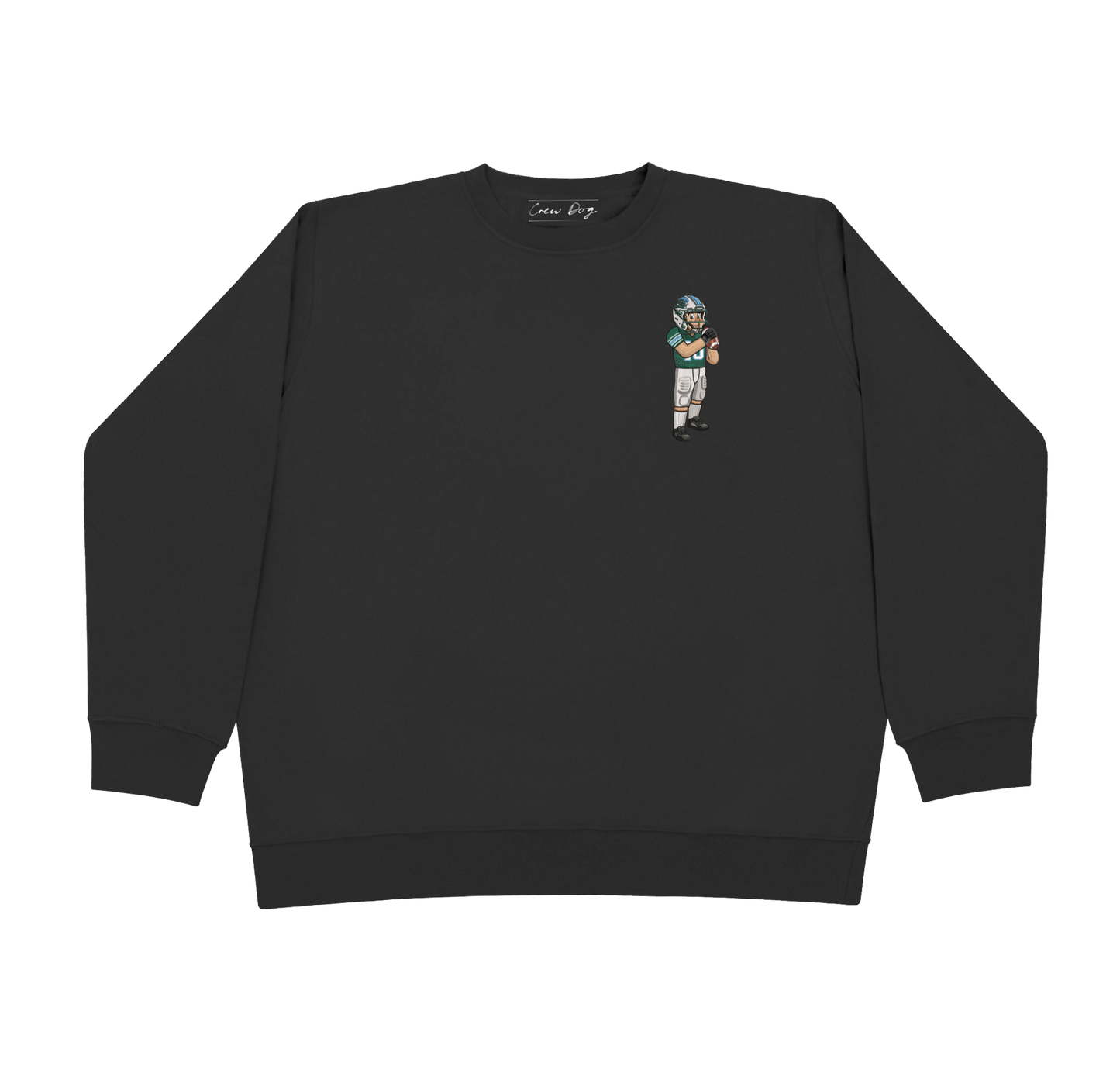 Tulane Football Embroidered Crewneck