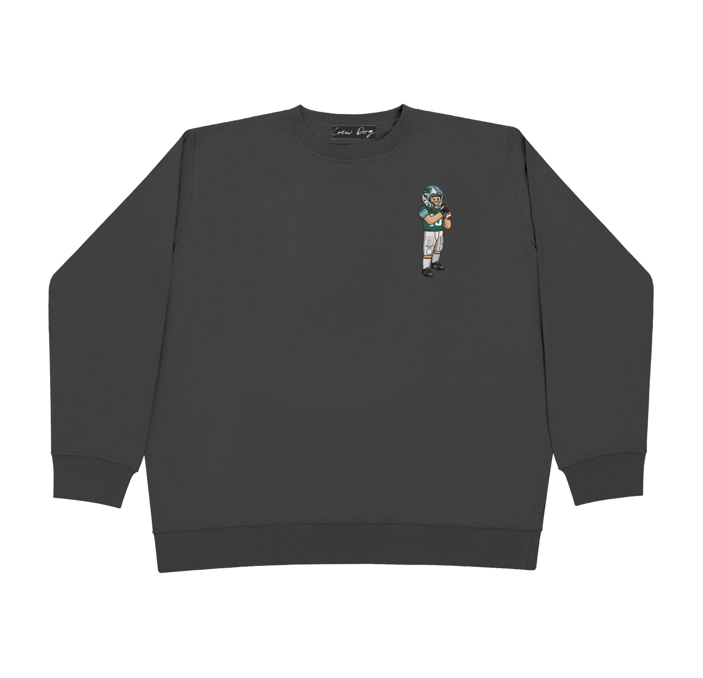 Tulane Football Embroidered Crewneck