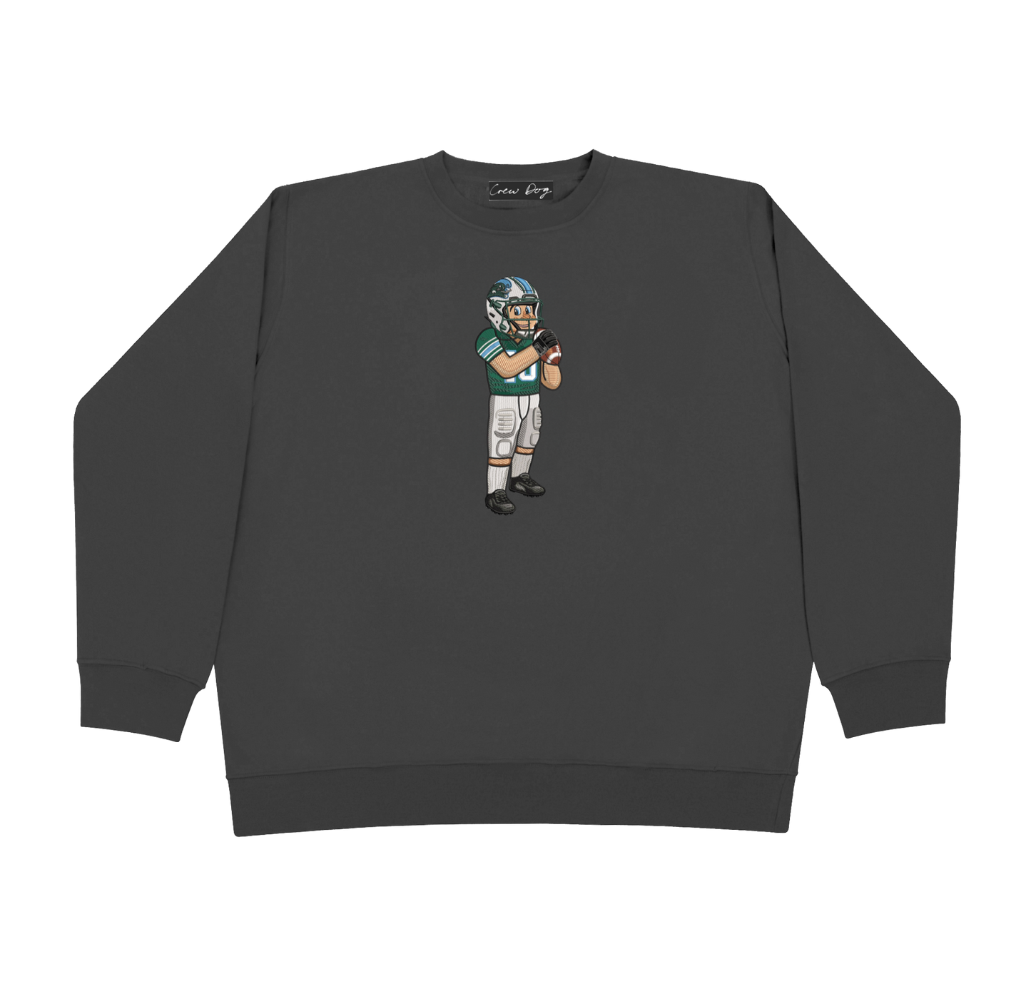 Tulane Football Embroidered Crewneck