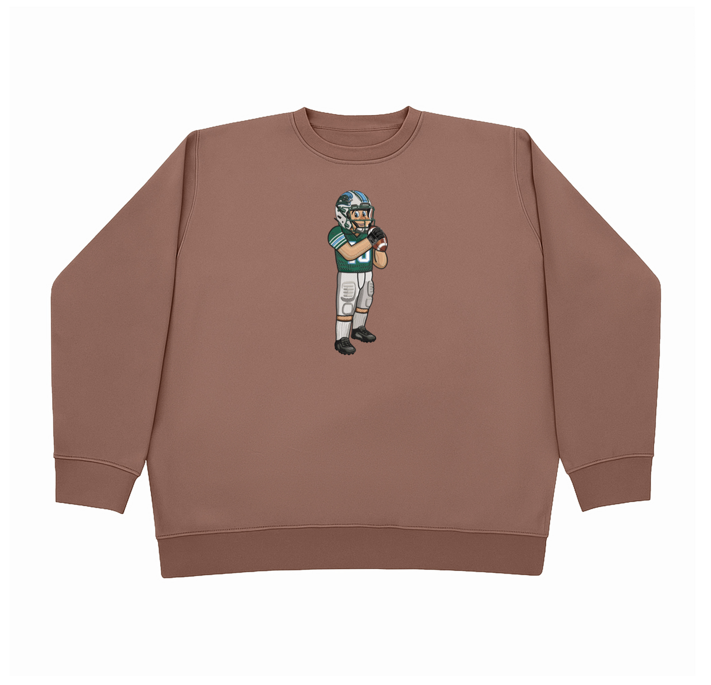 Tulane Football Embroidered Crewneck