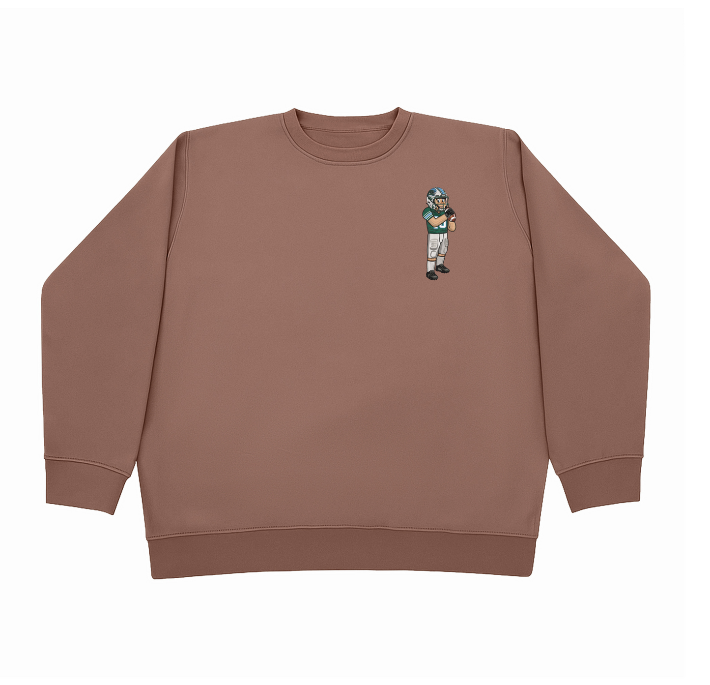 Tulane Football Embroidered Crewneck