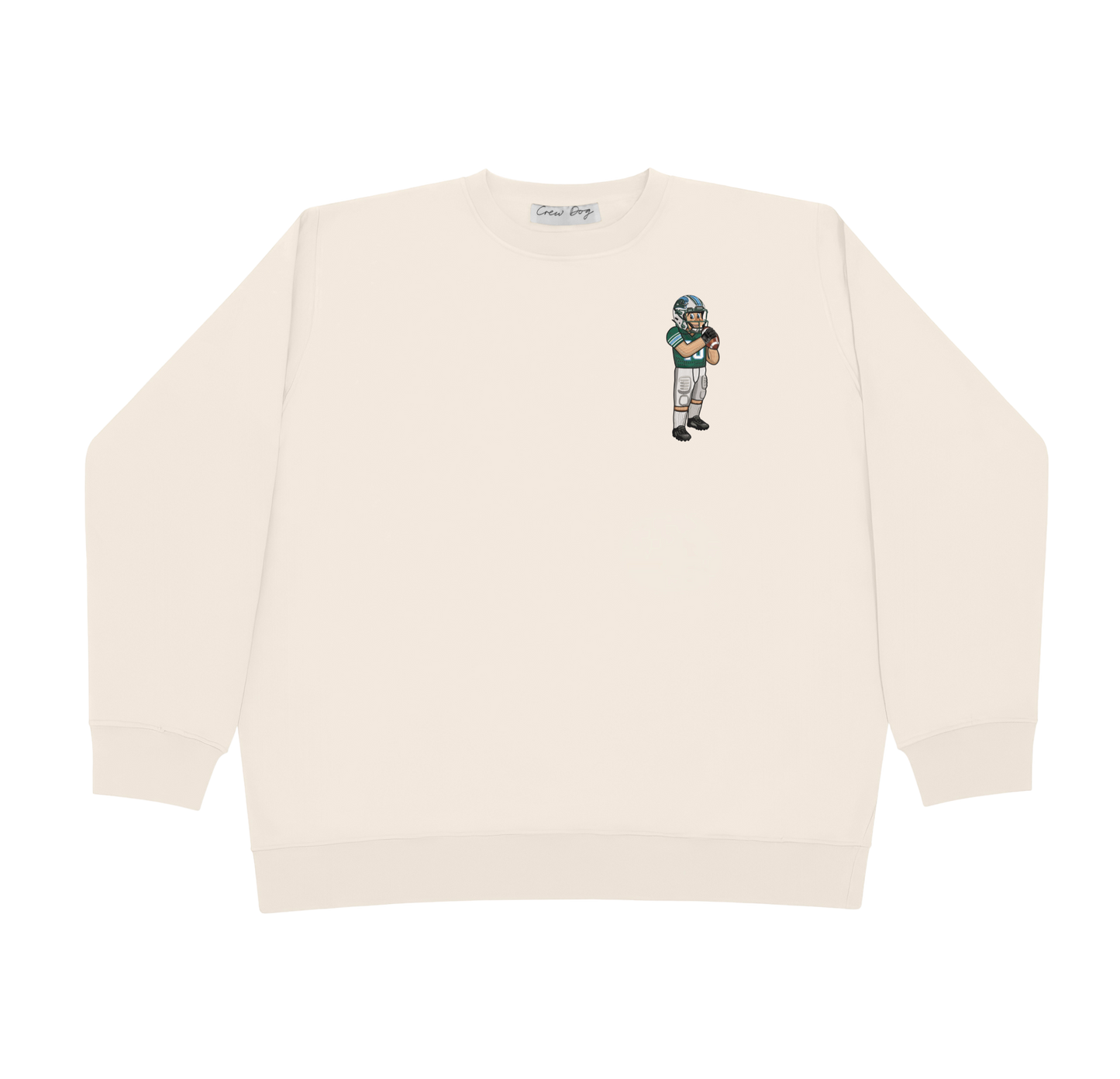 Tulane Football Embroidered Crewneck