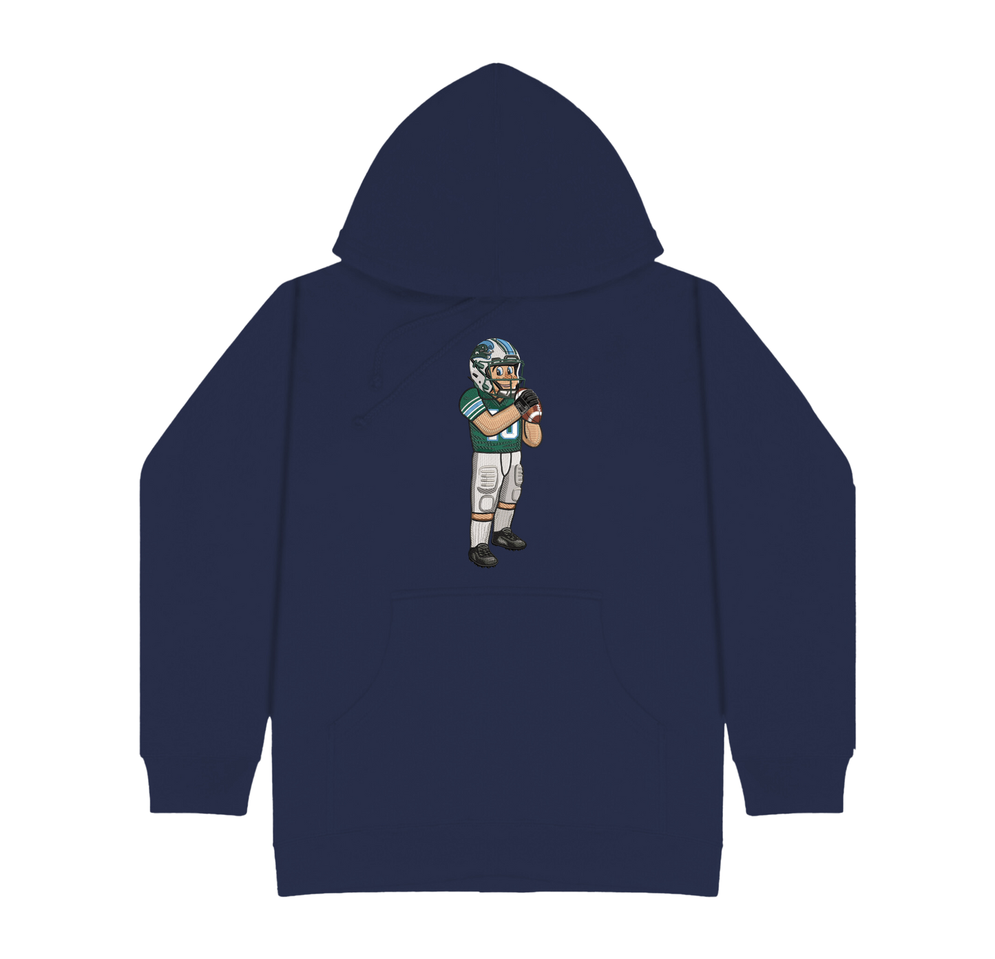 Tulane Football Embroidered Hoodie
