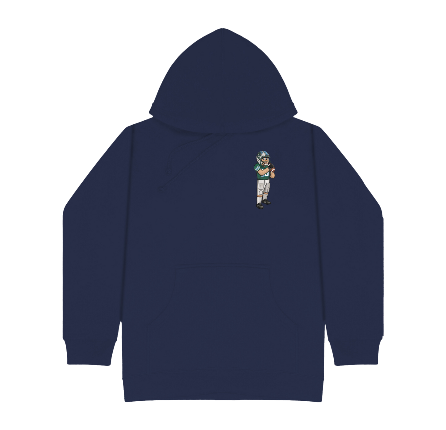 Tulane Football Embroidered Hoodie