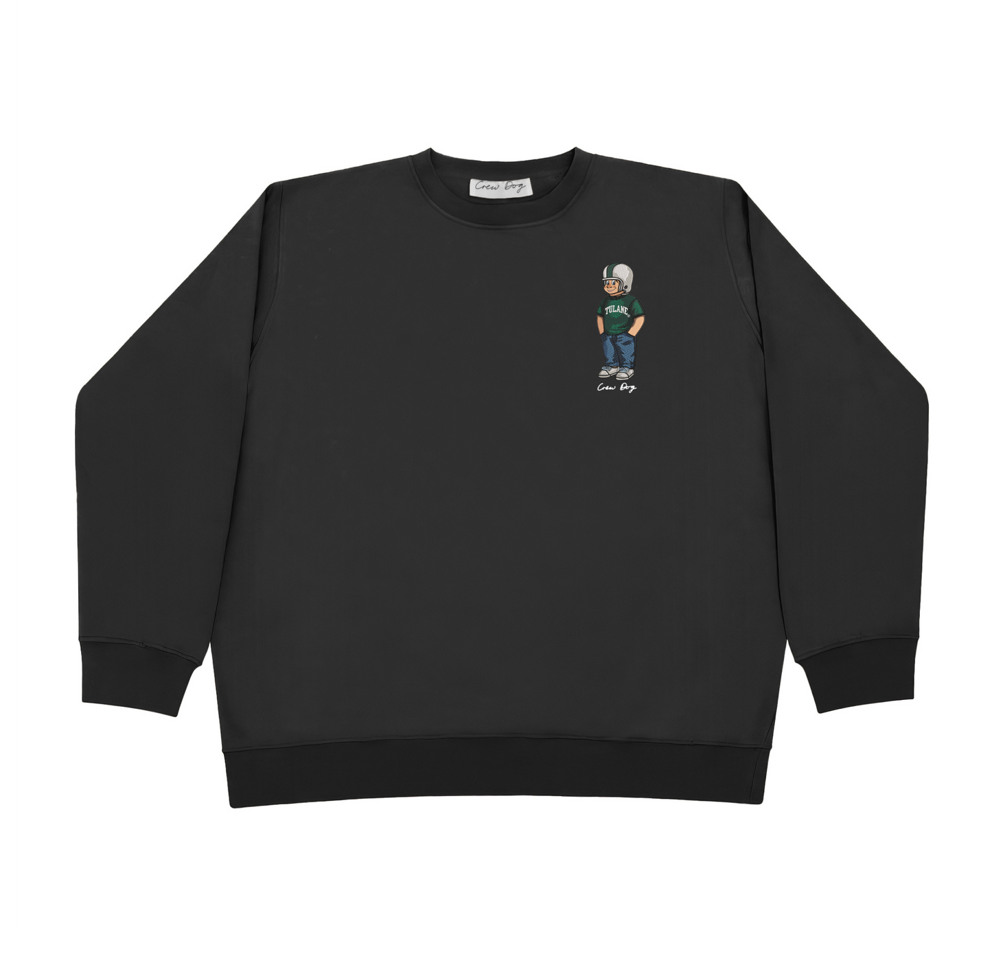 Tulane T-shirt Embroidered Crewneck