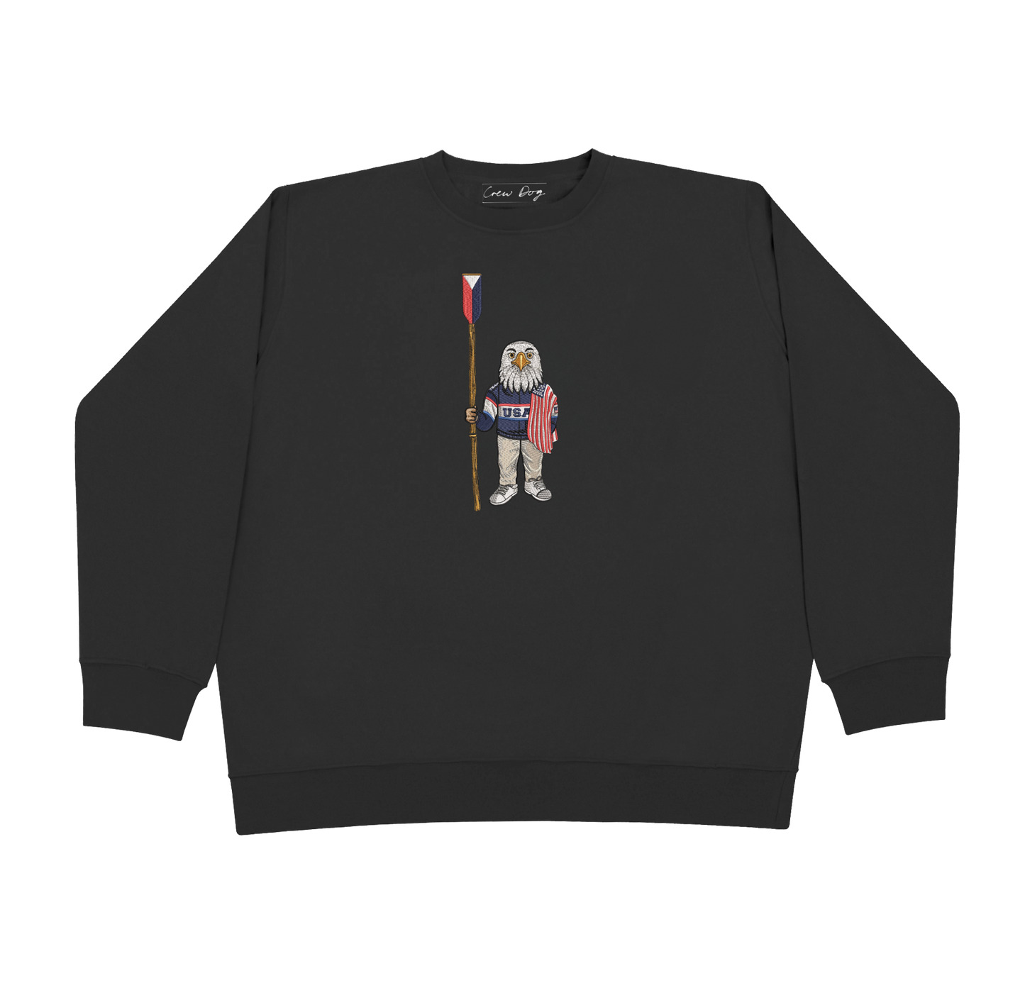 US National Rowing Team Embroidered Crewneck