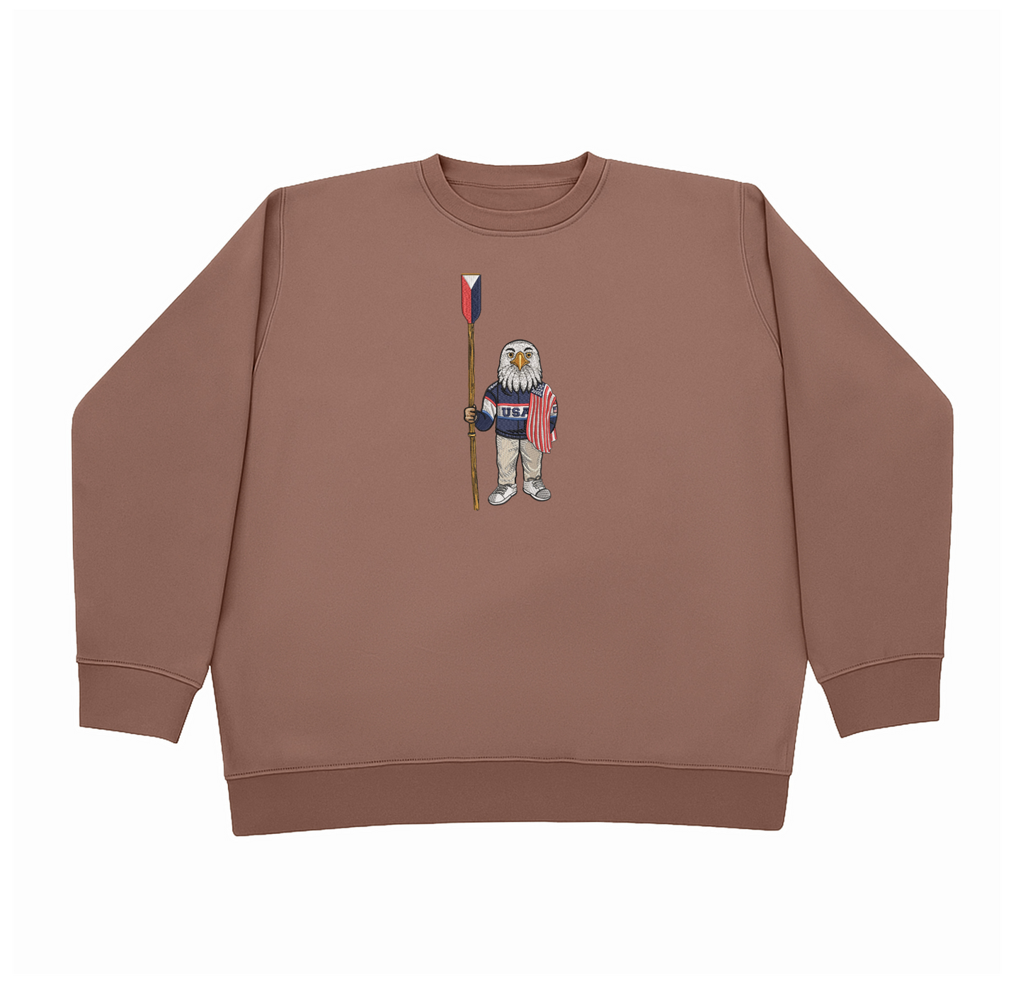 US National Rowing Team Embroidered Crewneck
