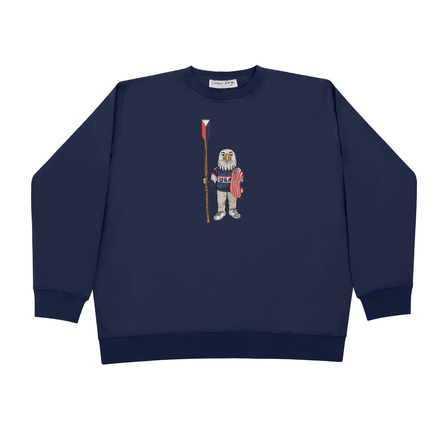 US National Rowing Team Embroidered Crewneck