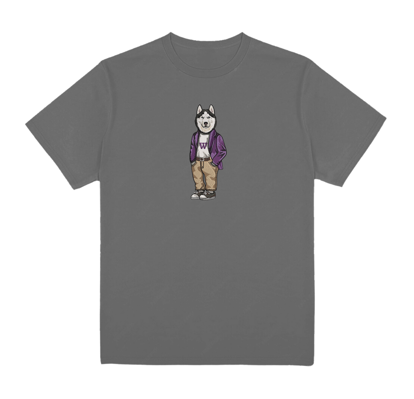 University of Washington Coat Embroidered Tee