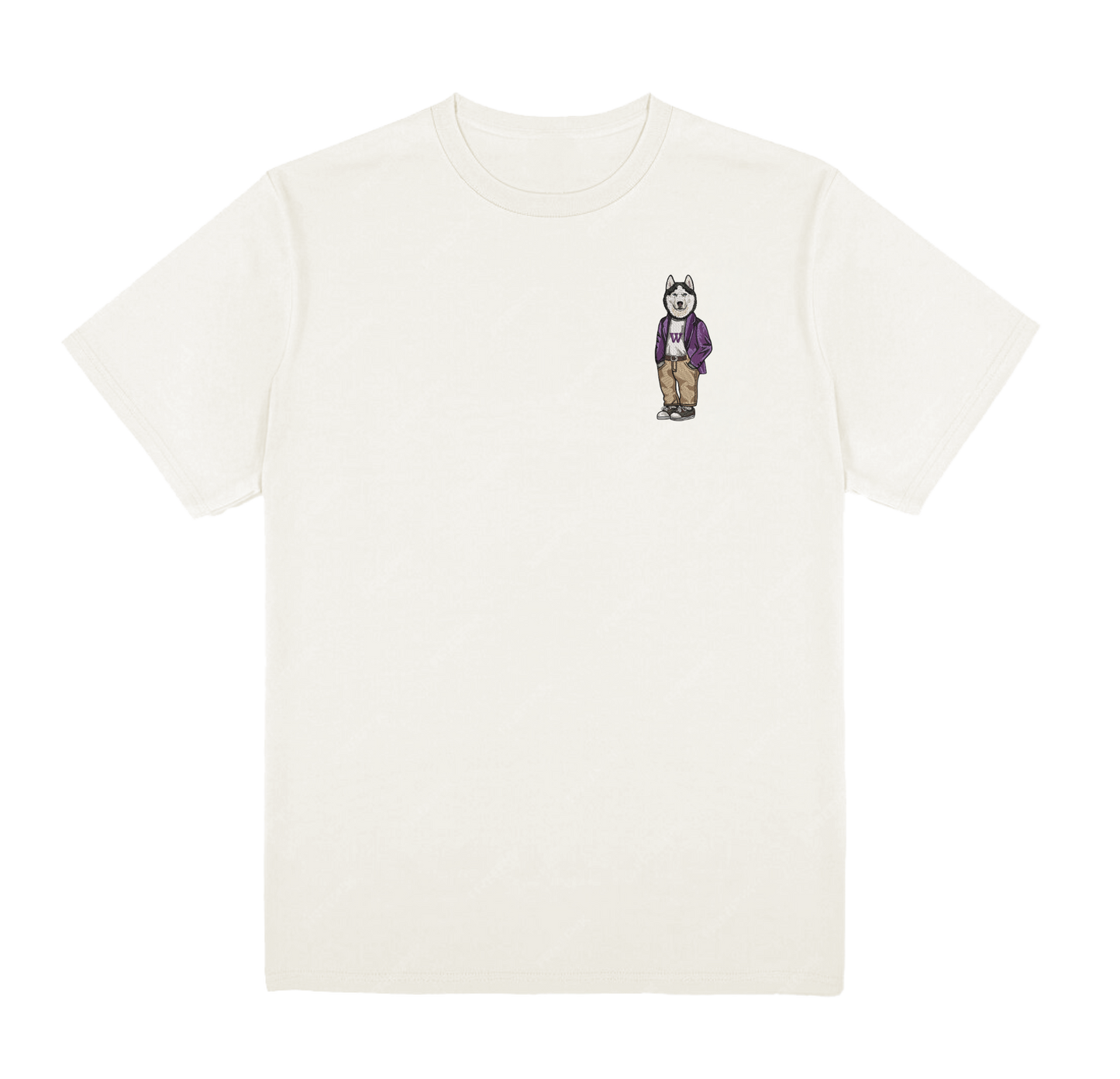 University of Washington Coat Embroidered Tee