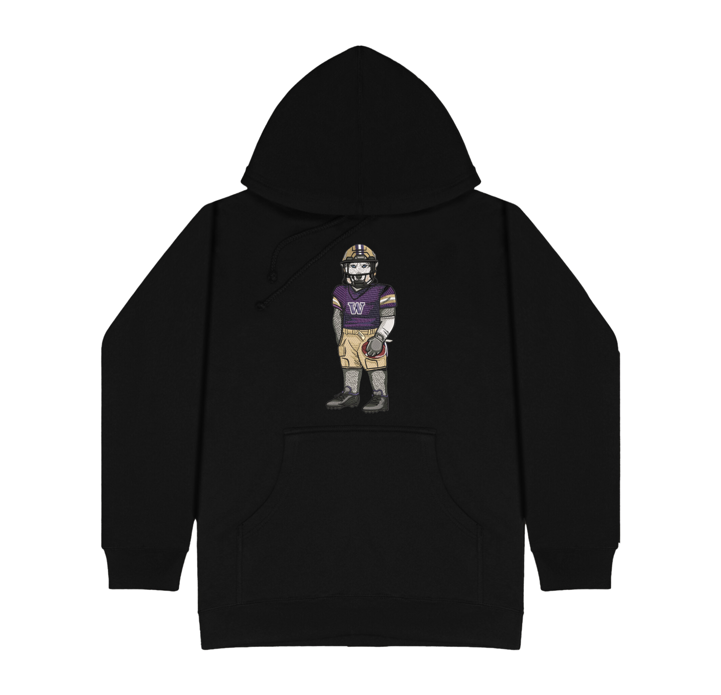 University of Washington Football Embroidered Hoodie
