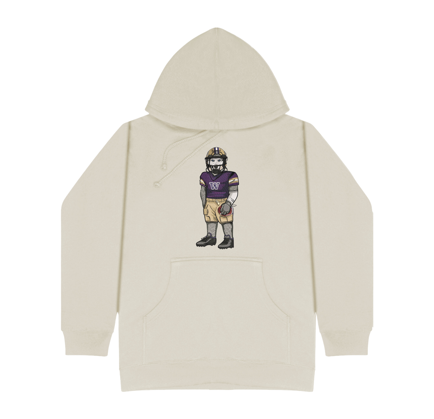 University of Washington Football Embroidered Hoodie