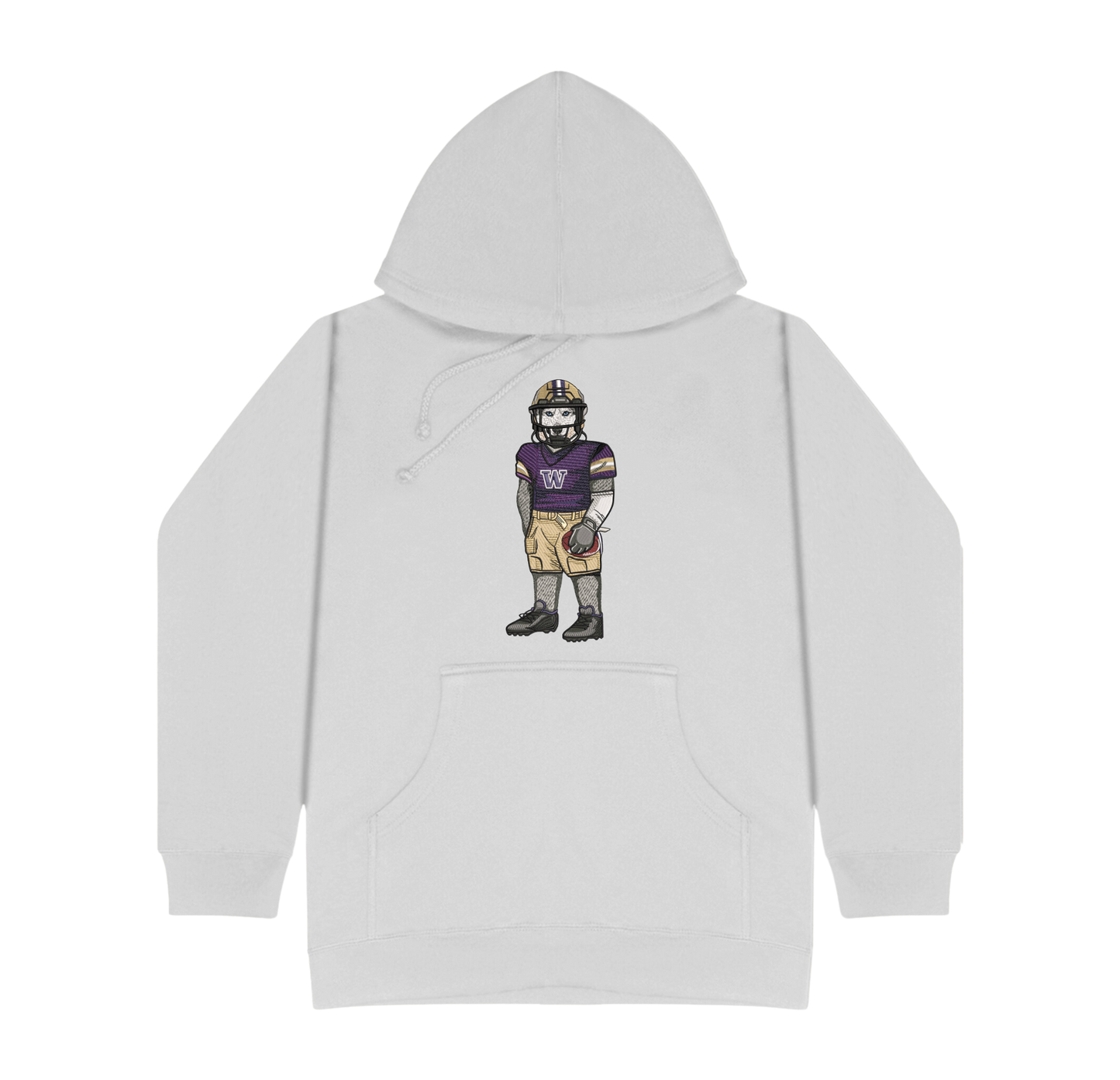 University of Washington Football Embroidered Hoodie