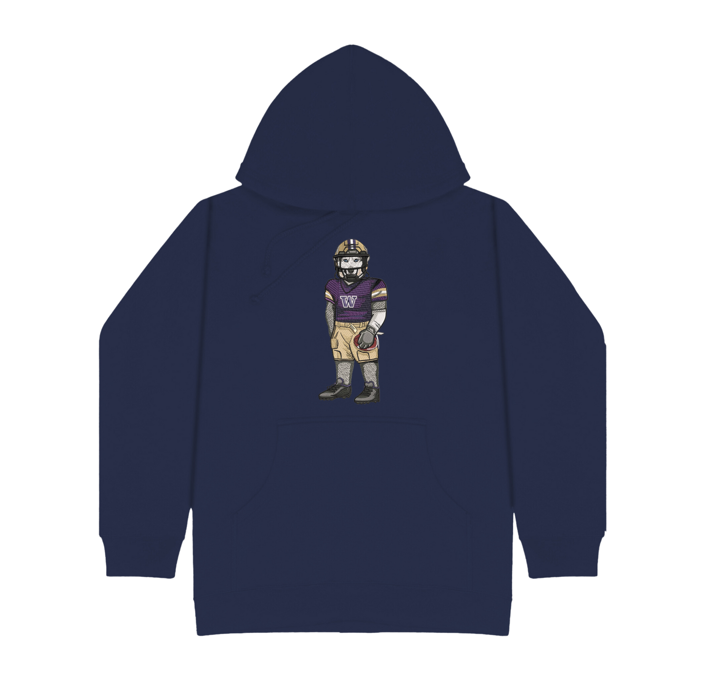 University of Washington Football Embroidered Hoodie
