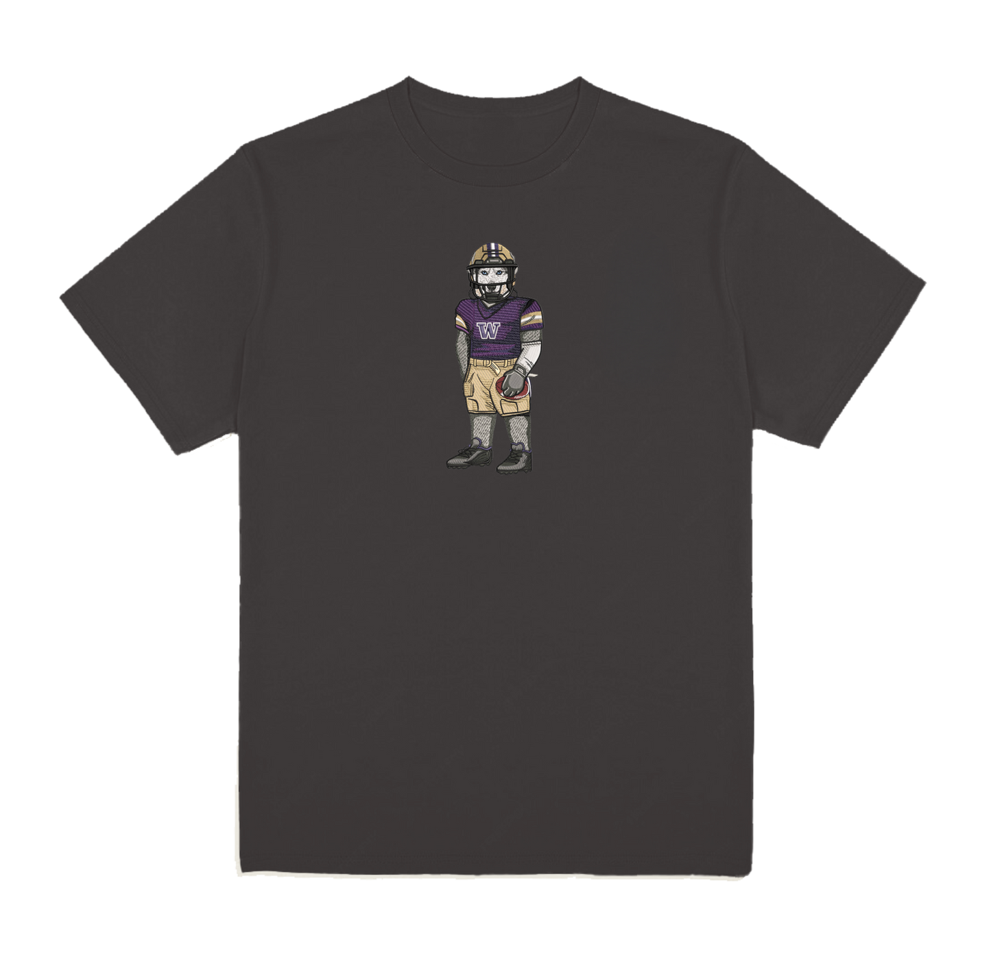 University of Washington Football Embroidered Tee