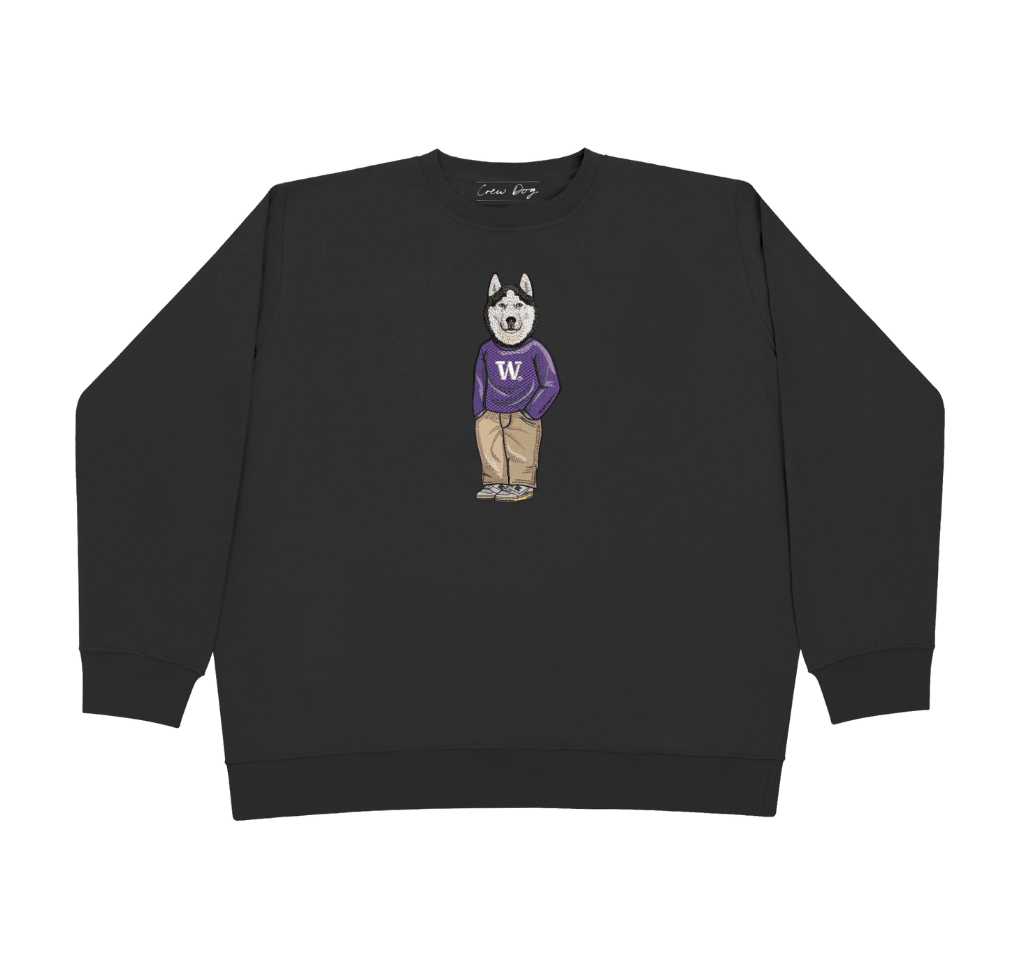 University of Washington Sweater Embroidered Crewneck