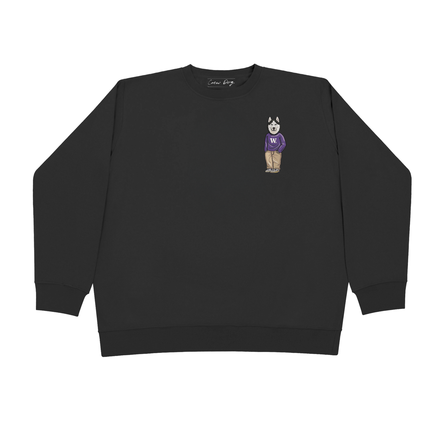 University of Washington Sweater Embroidered Crewneck
