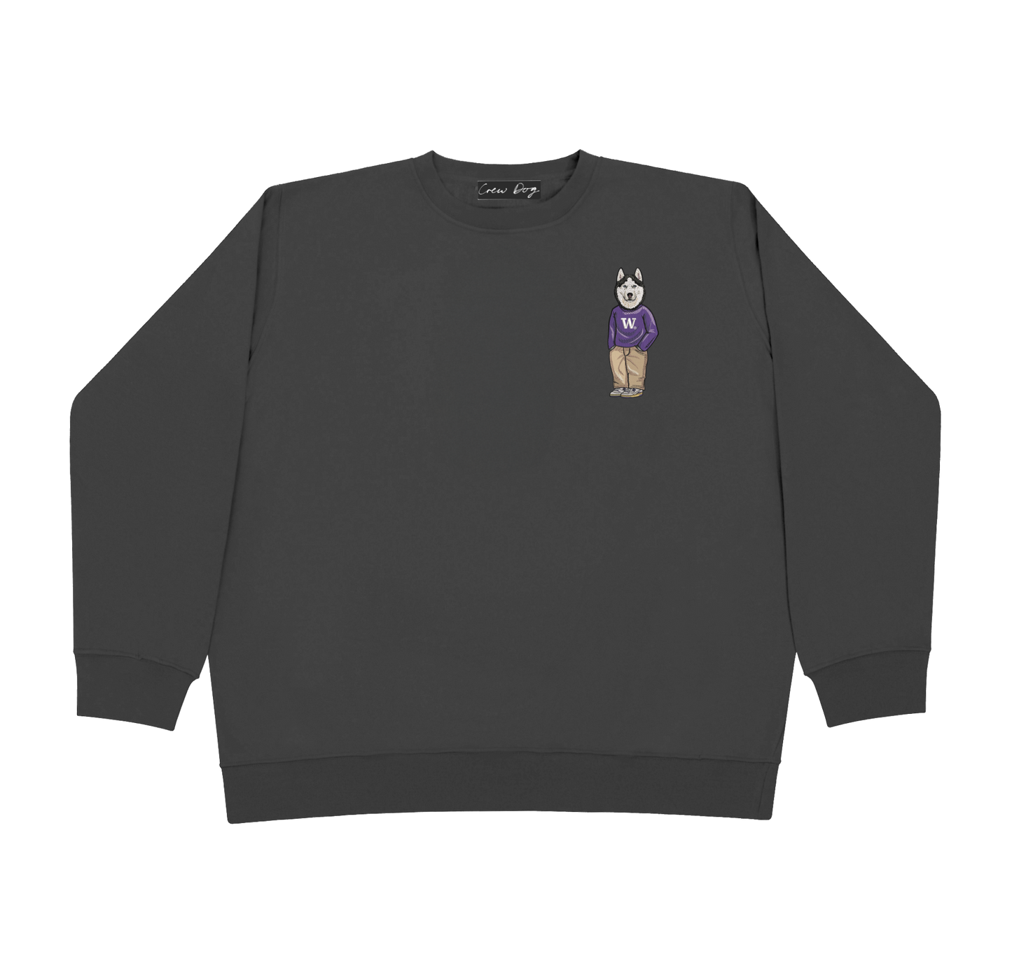 University of Washington Sweater Embroidered Crewneck