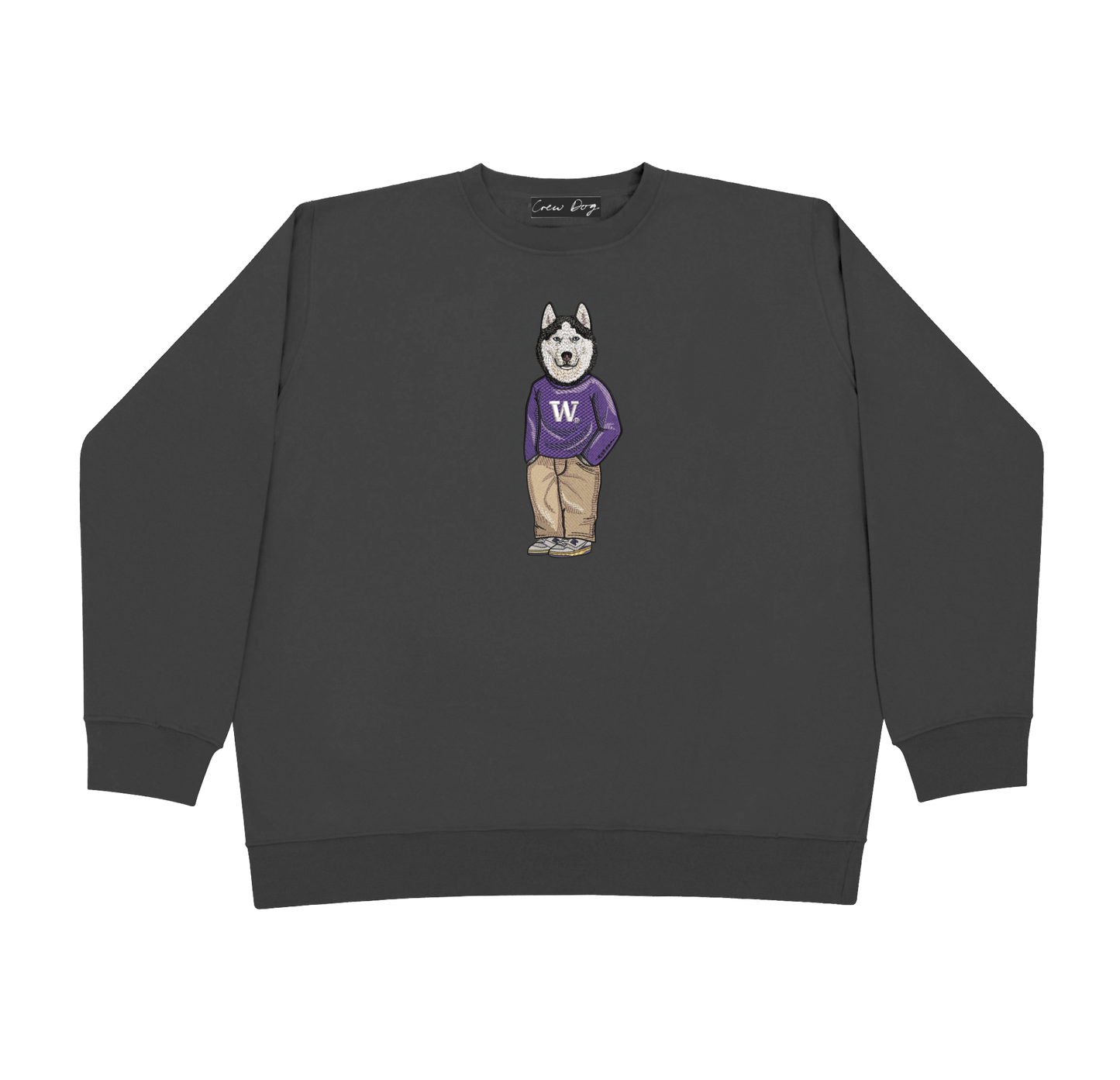 University of Washington Sweater Embroidered Crewneck