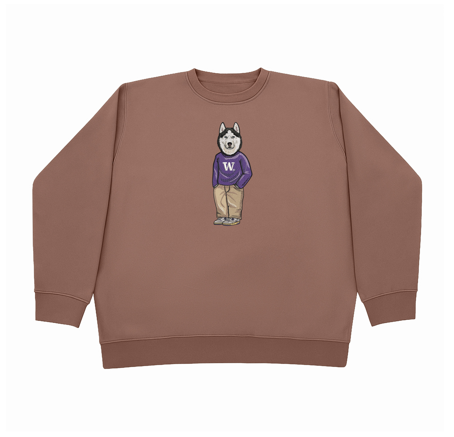 University of Washington Sweater Embroidered Crewneck
