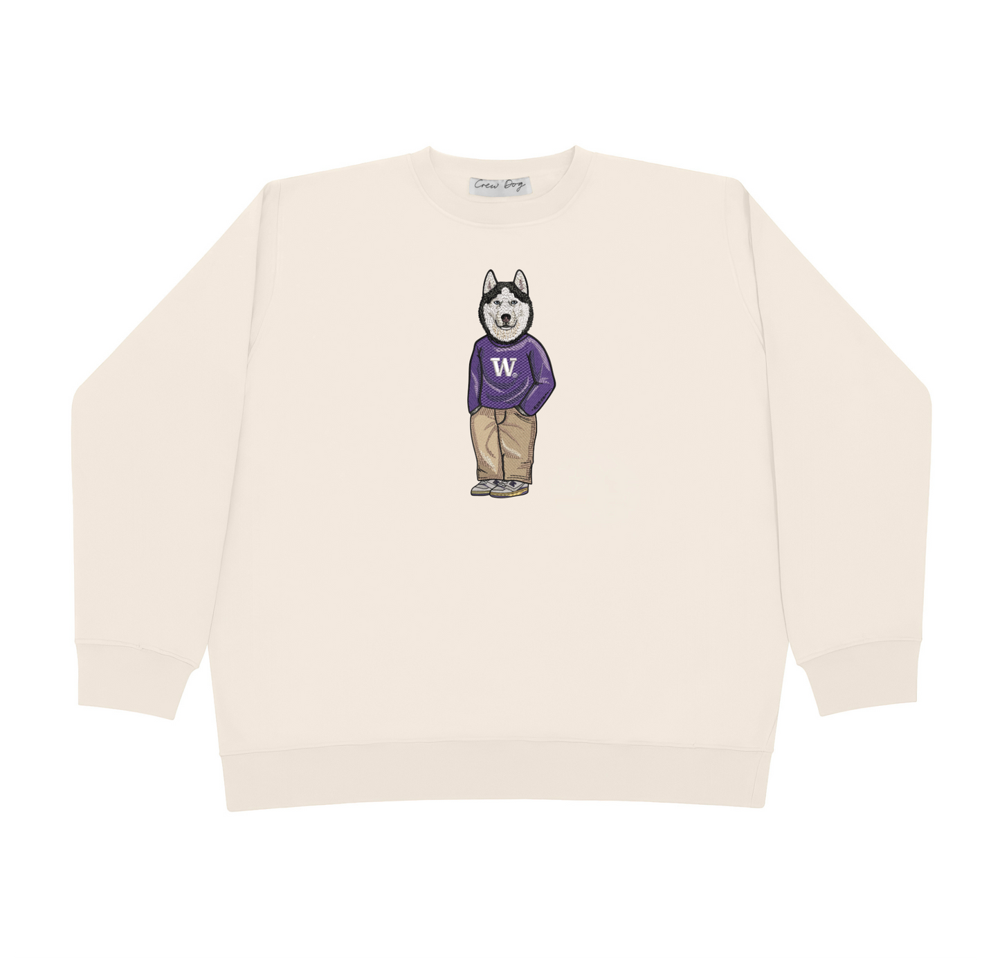 University of Washington Sweater Embroidered Crewneck