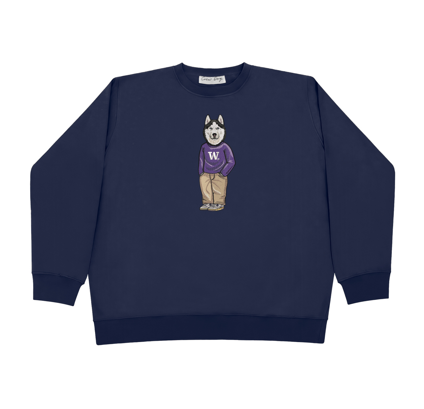 University of Washington Sweater Embroidered Crewneck