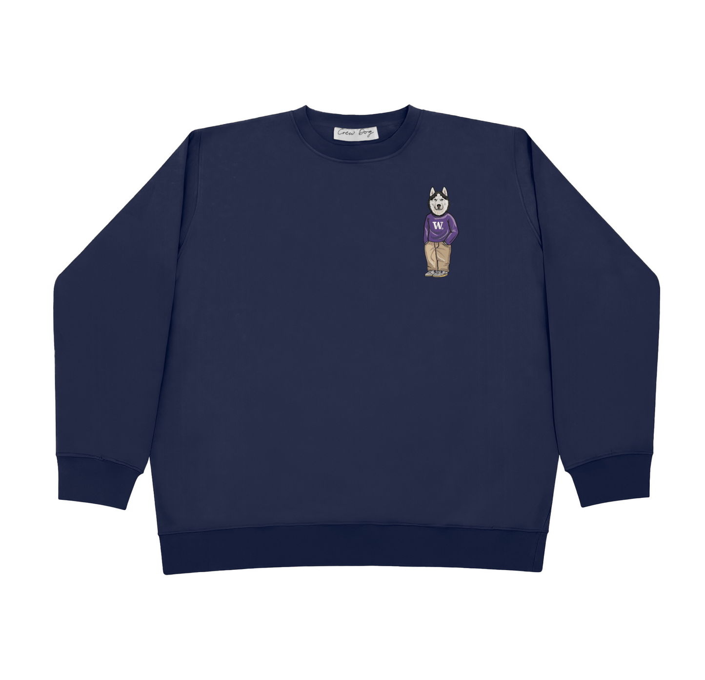 University of Washington Sweater Embroidered Crewneck