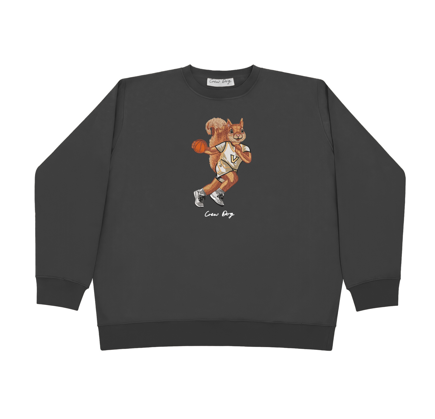 Vanderbilt Basketball Embroidered Crewneck