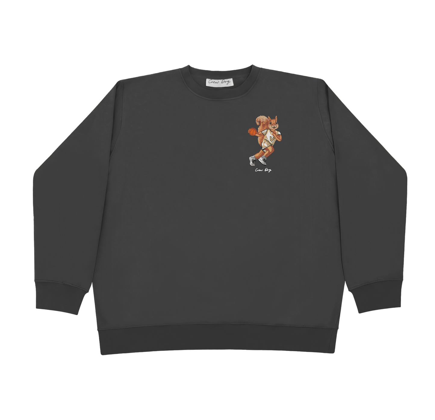 Vanderbilt Basketball Embroidered Crewneck