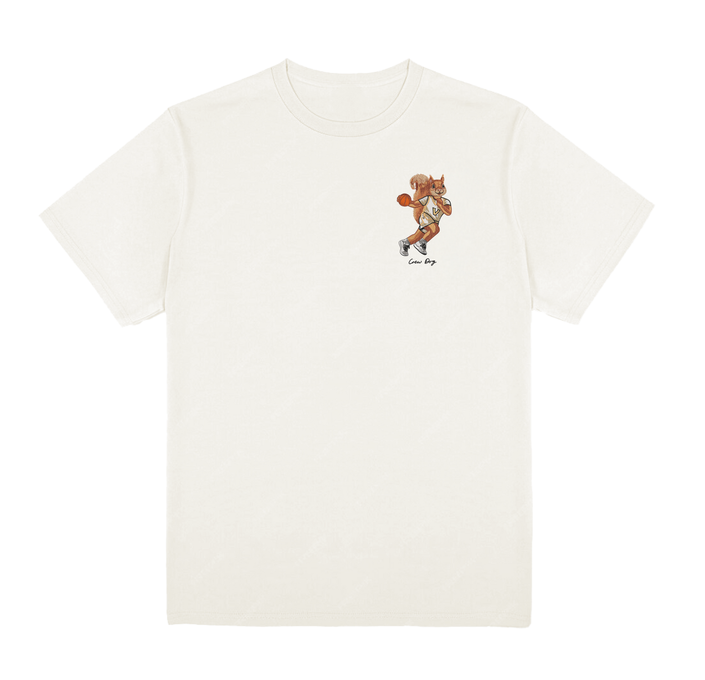 Vanderbilt Basketball Embroidered Tee