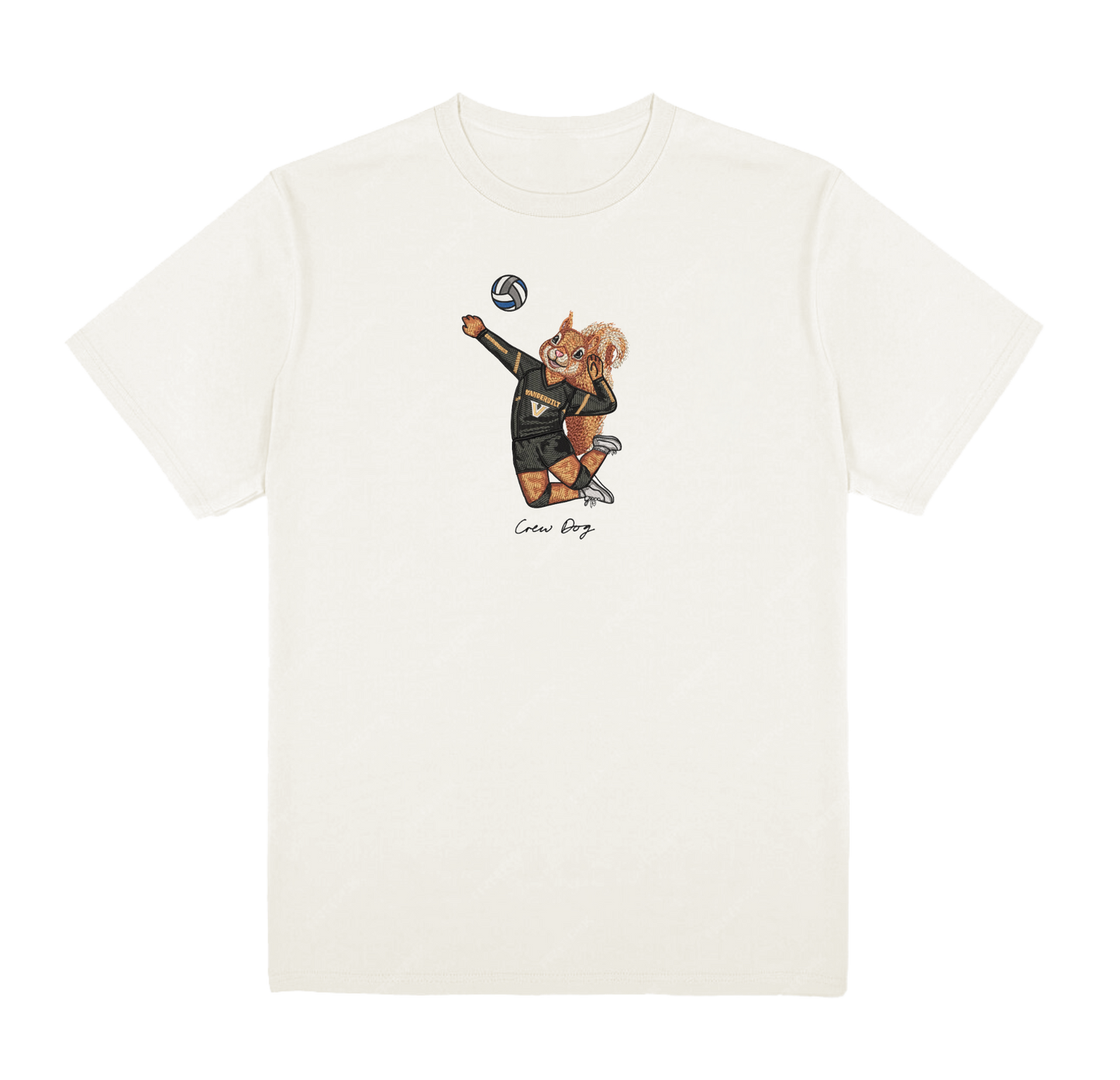 Vanderbilt Volleyball Embroidered Tee