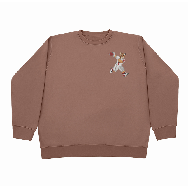 Washington State University Football Embroidered Crewneck