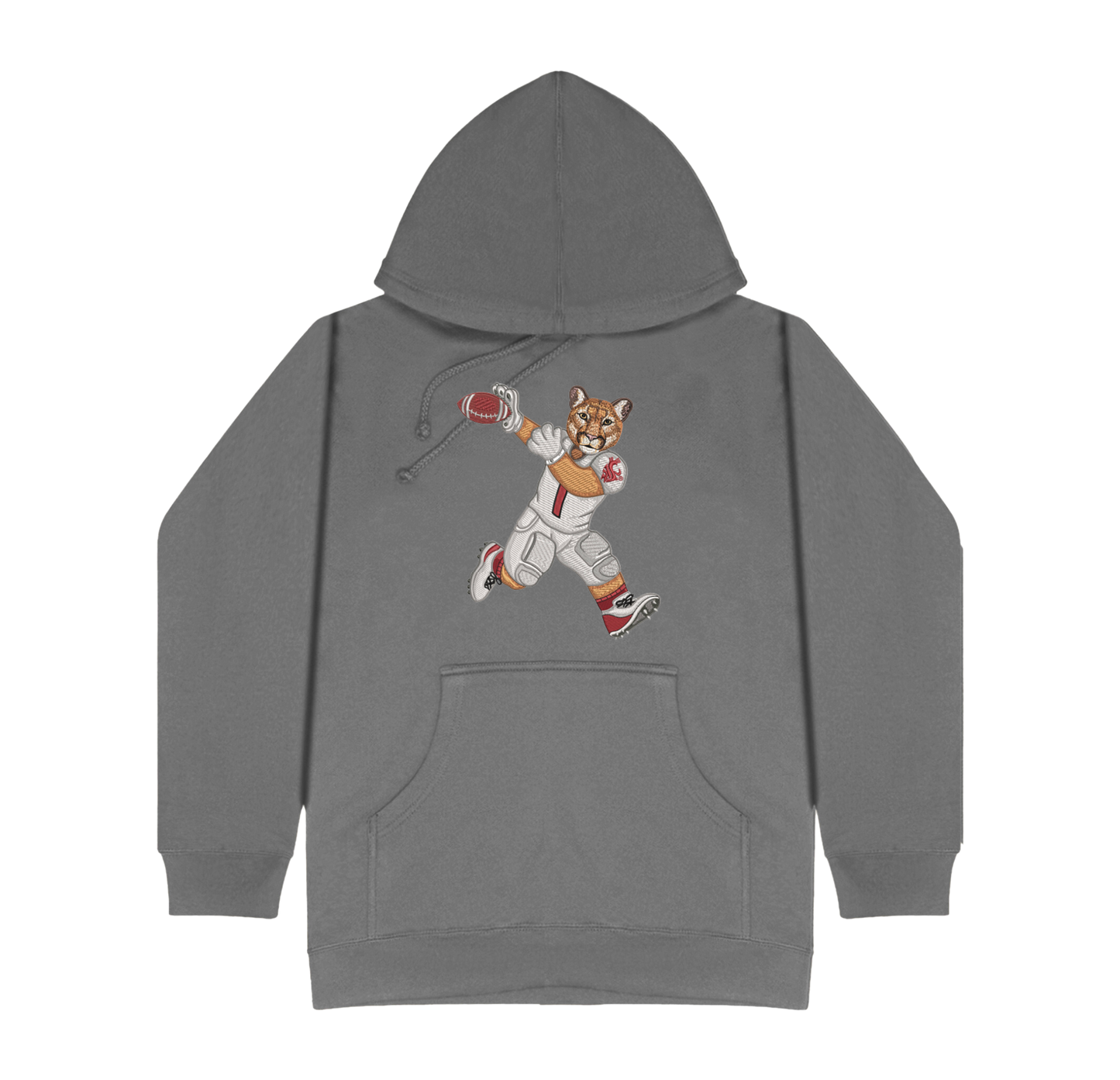 Washington State University Football Embroidered Hoodie