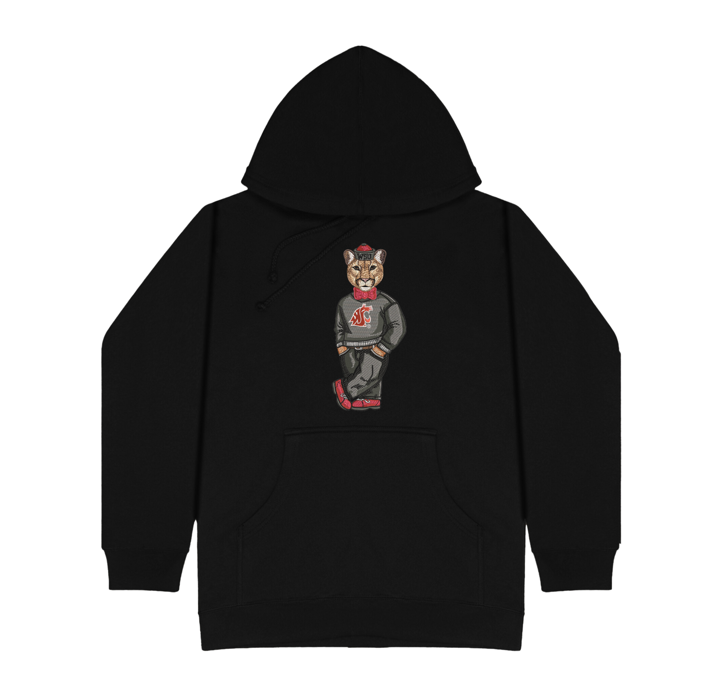 Washington State University Hat Embroidered Hoodie