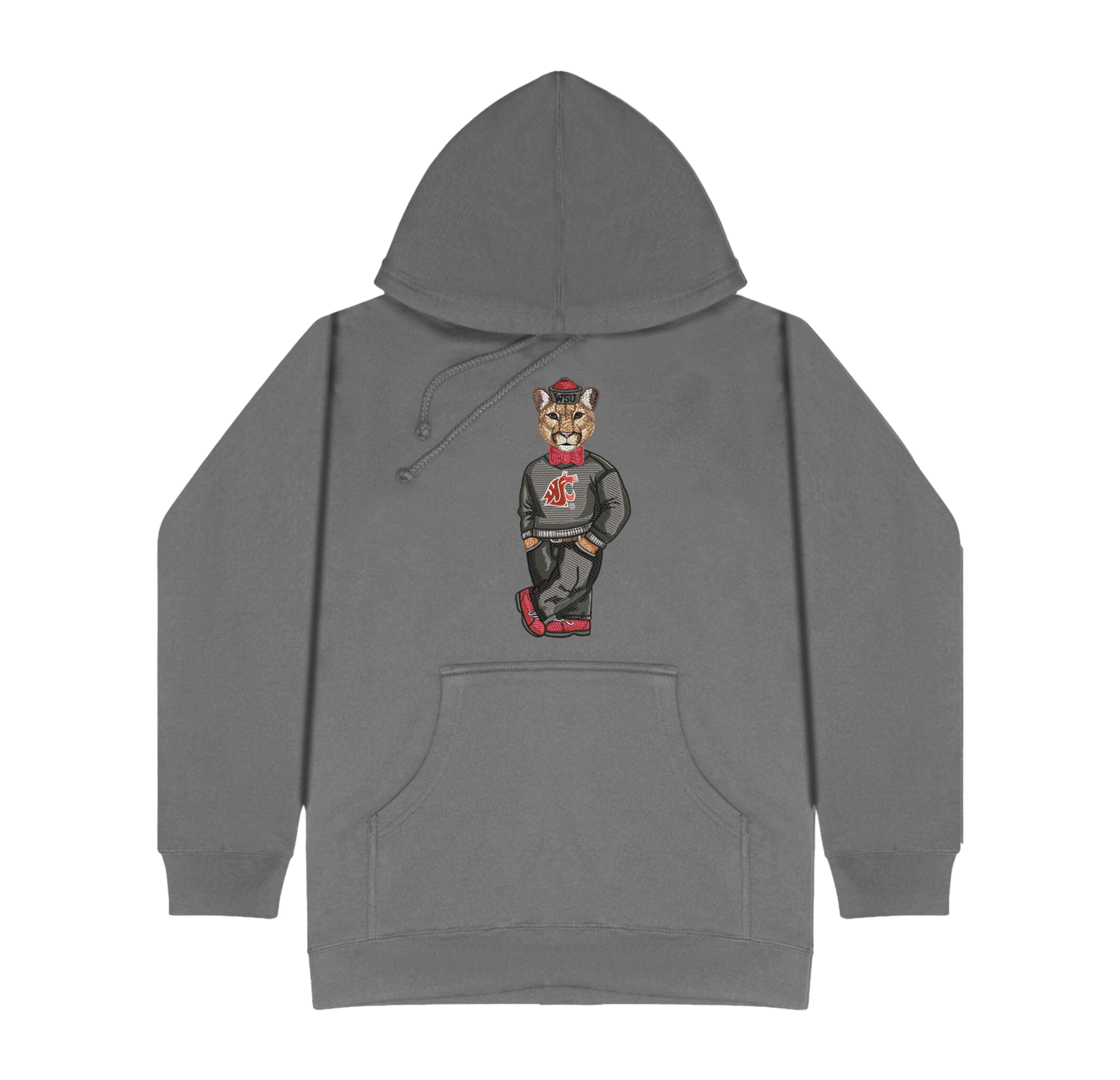 Washington State University Hat Embroidered Hoodie