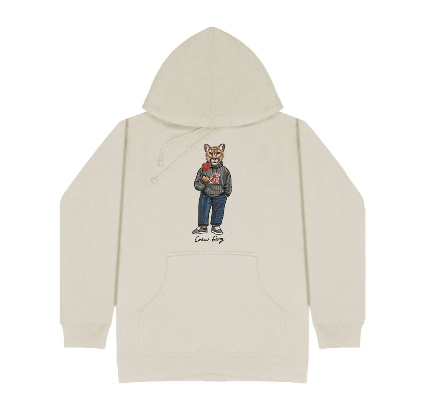 Washington State University Apple Embroidered Hoodie