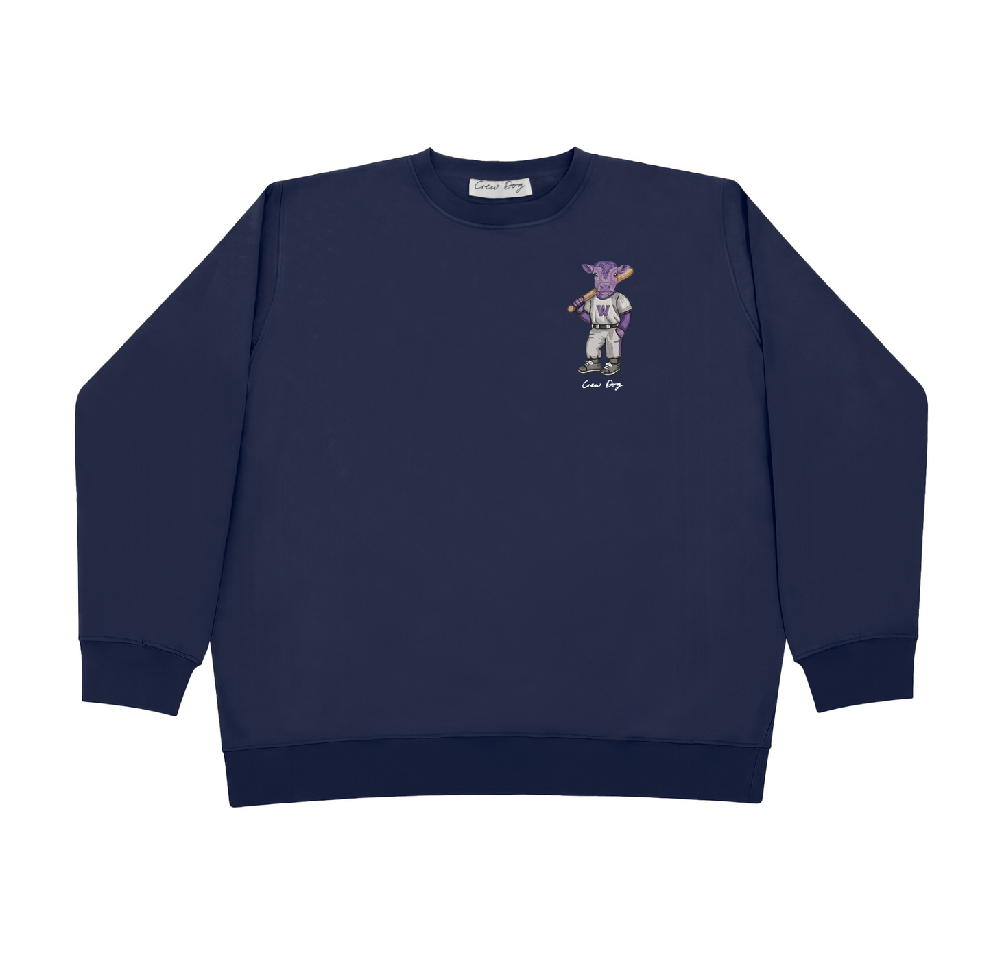 Williams Baseball Embroidered Crewneck