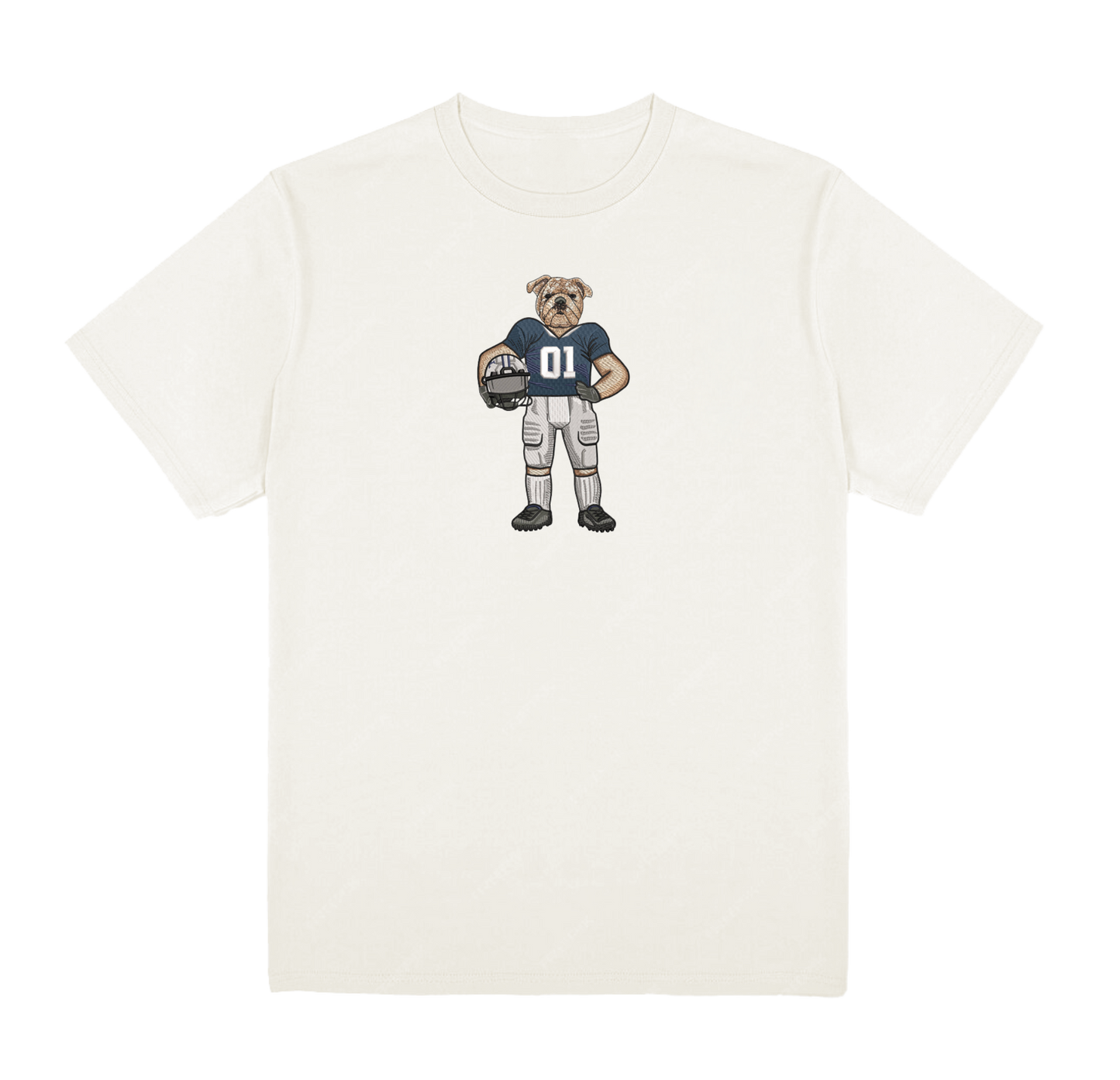 Yale Football (Helmet Off) Embroidered Tee
