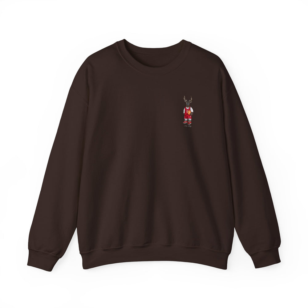 Fairfield Basketball Crewneck (side)