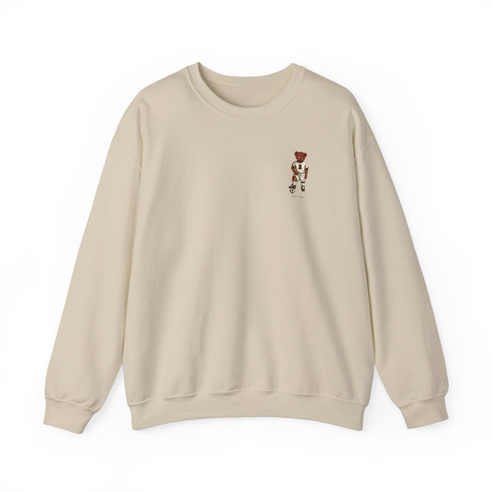 
                      
                        Brown Soccer Crewneck (side)
                      
                    