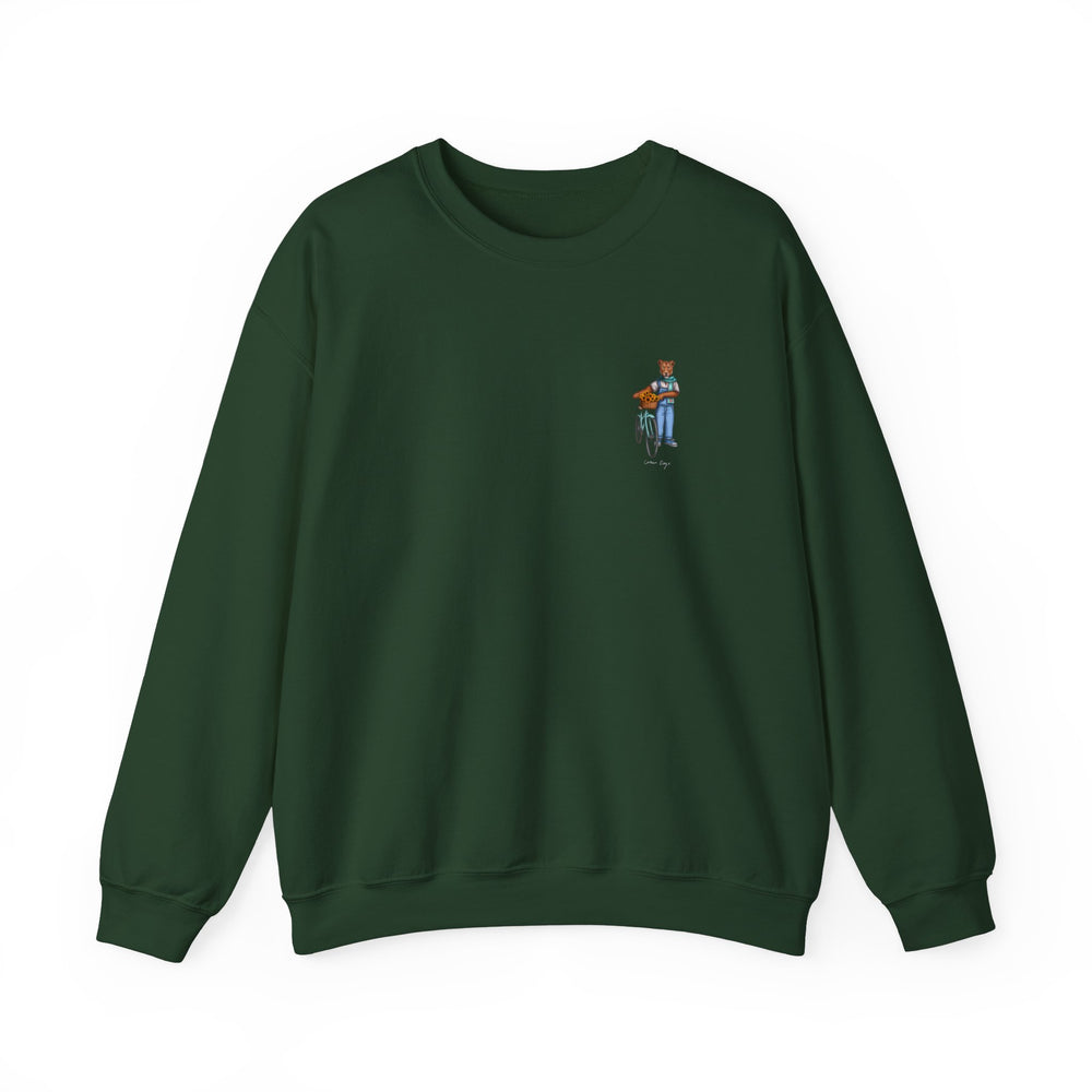 
                      
                        Cambridge Cyclist Crewneck (side)
                      
                    