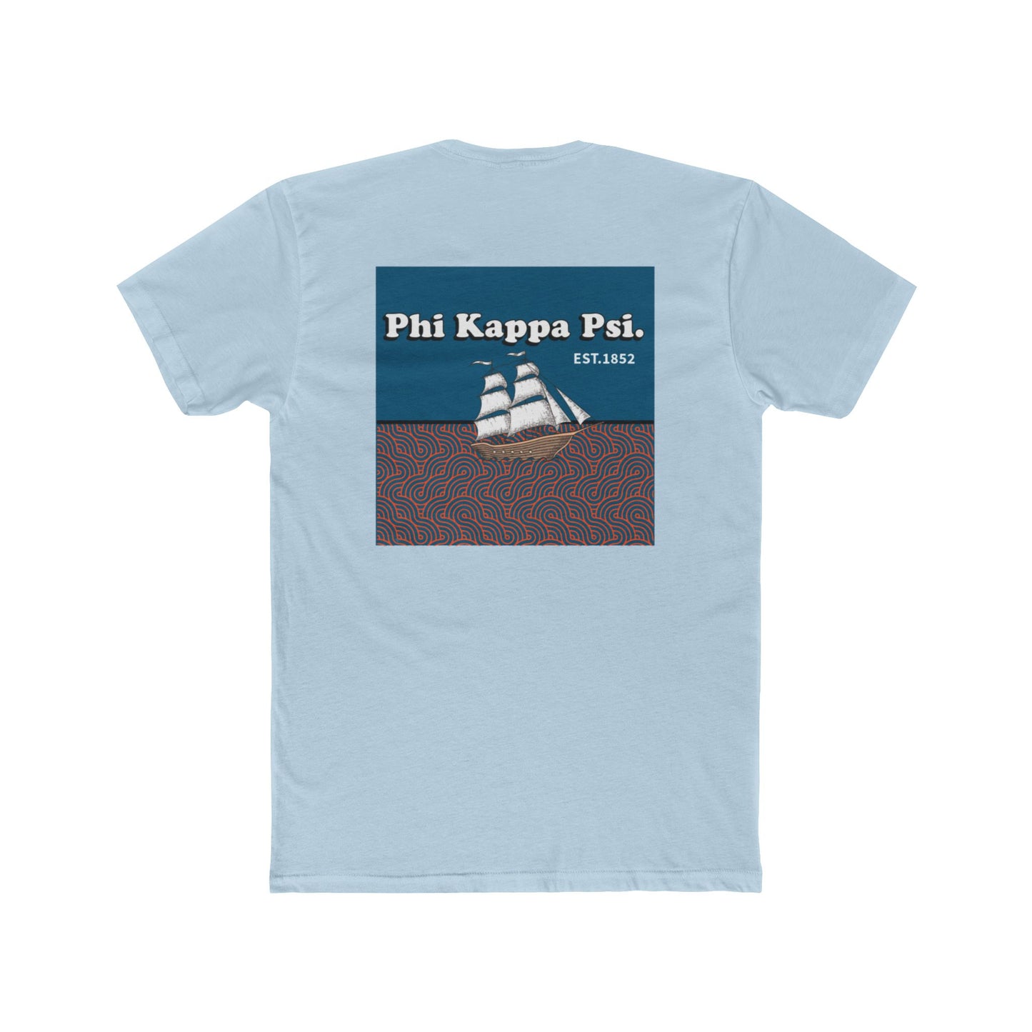 Phi Psi Shirt (Light Blue - Sailboat)