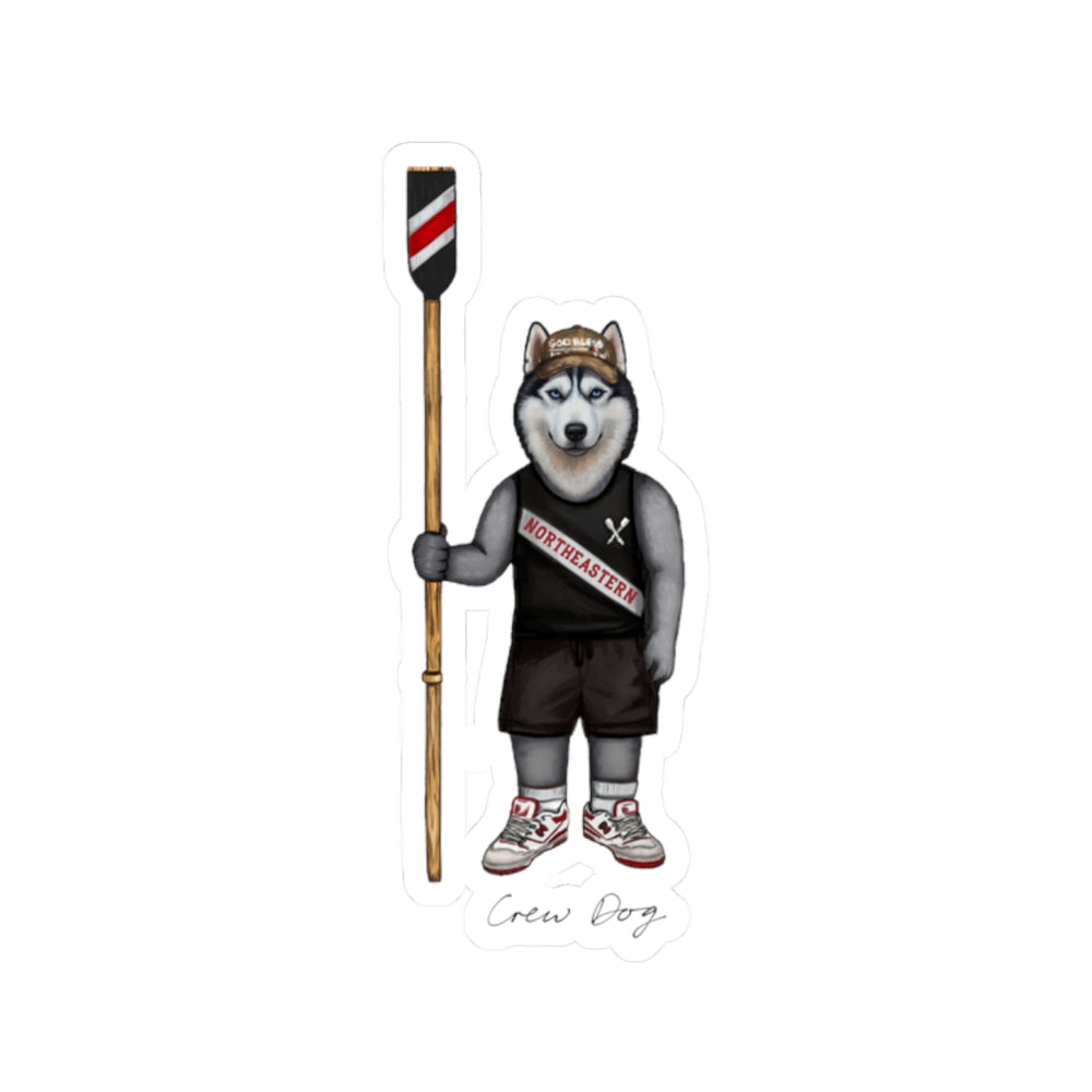 Northeastern Rowing Kiss-Cut Stickers