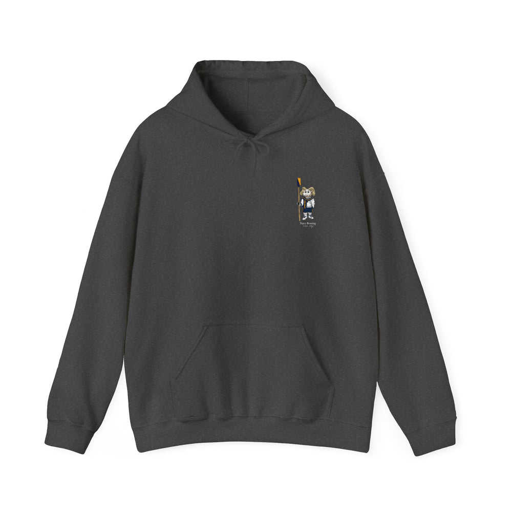 Navy Rowing Hoodie (side)