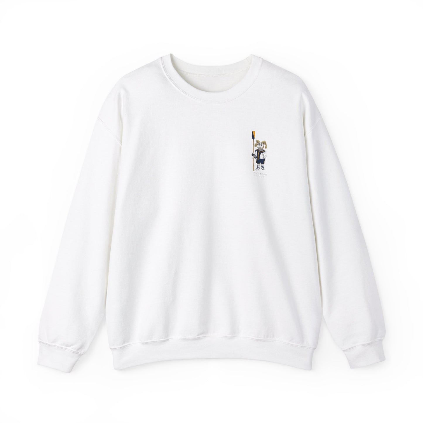 Navy Rowing Crewneck (side)