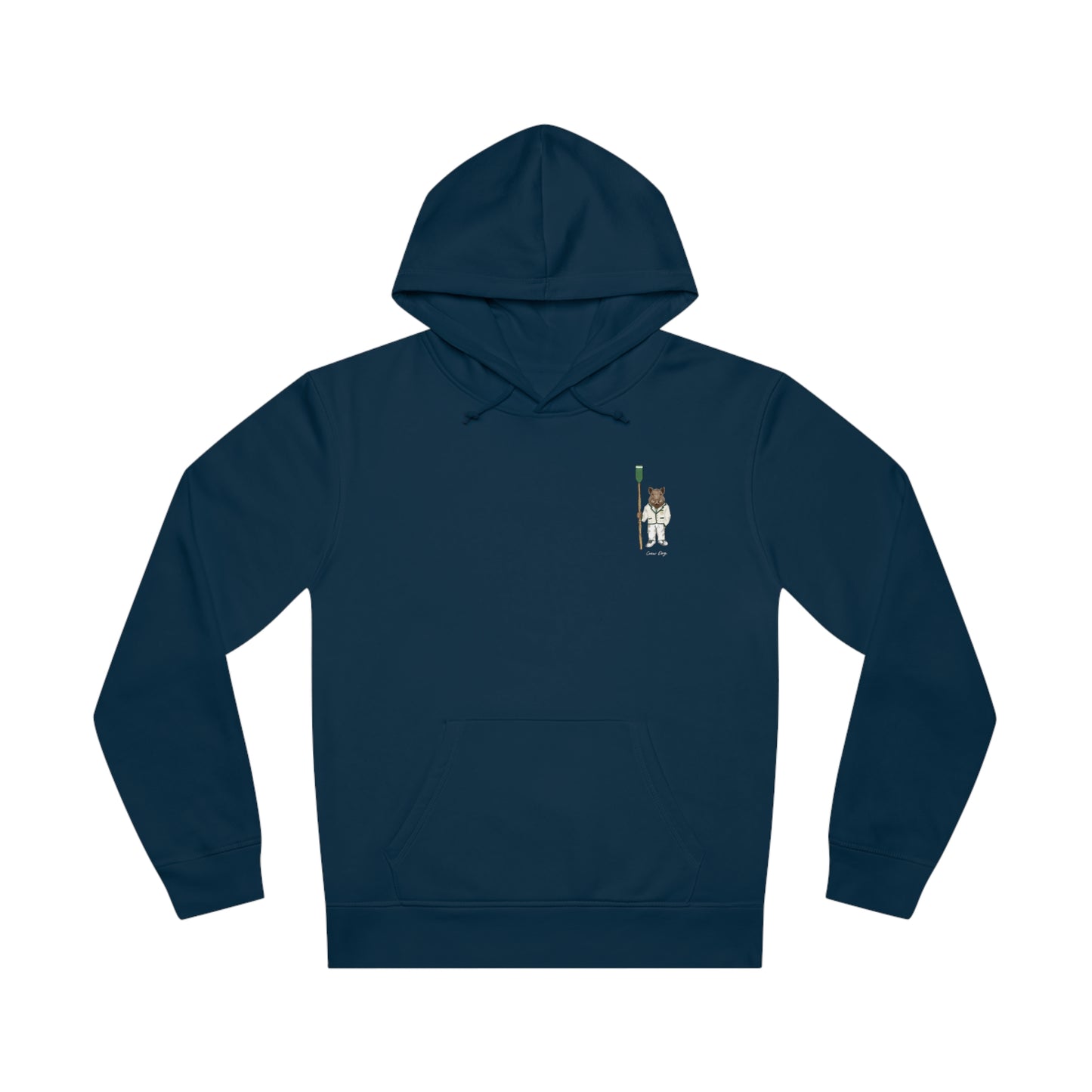 Queens' College BC Hoodie (side)