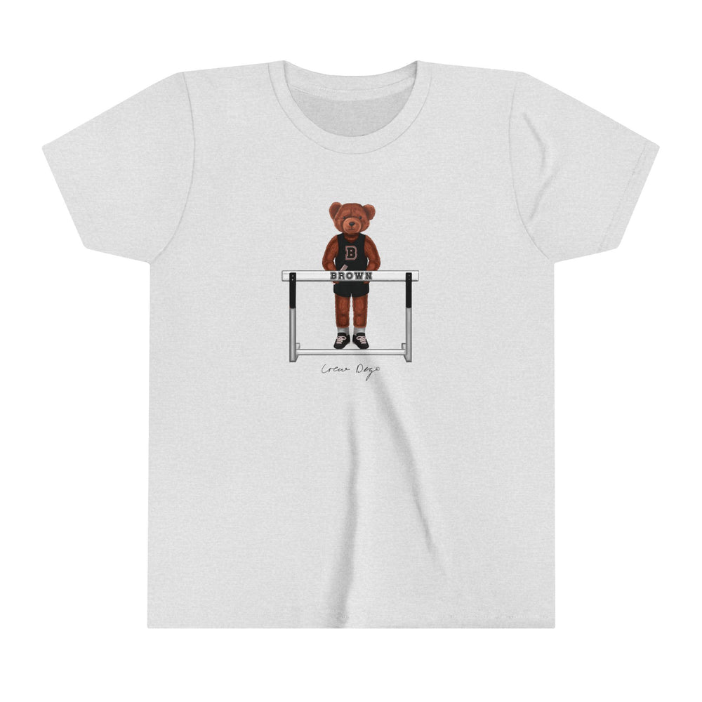 
                      
                        Brown Hurdles Baby Tee
                      
                    