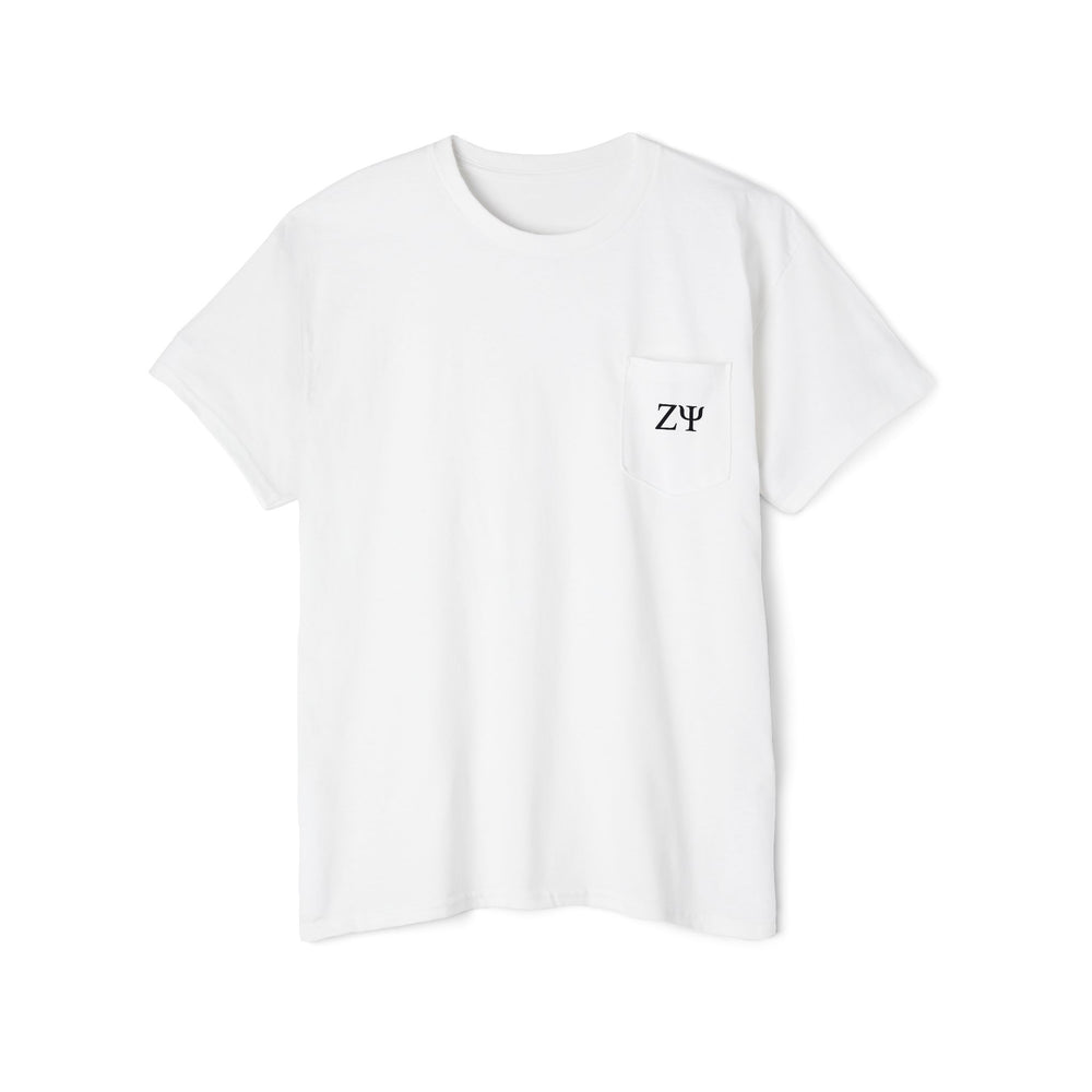 
                      
                        Zeta Psi Club Pocket Tee
                      
                    