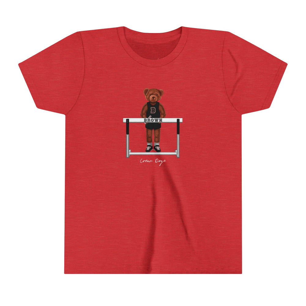 Brown Hurdles Baby Tee