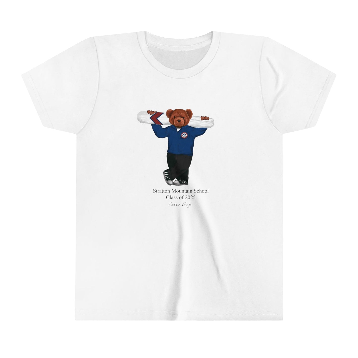 Stratton Mountain School Snowboard 2025 Baby Tee